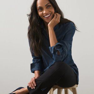 Chico's Black Stretch Dress Pants Size 10